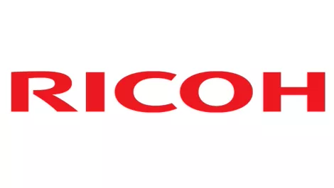 Logo ricoh rouge sur fond blanc 2