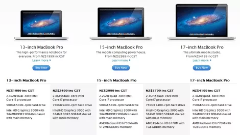 Macbook range