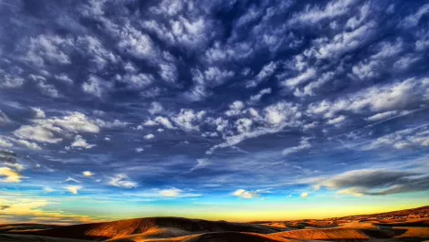Sky cloud blue clouds hills desert nature free hd 323828