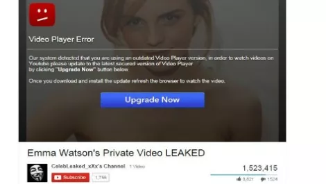 Emma watson malware hoax