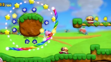 Kirby and the rainbow curse screenshot 1280