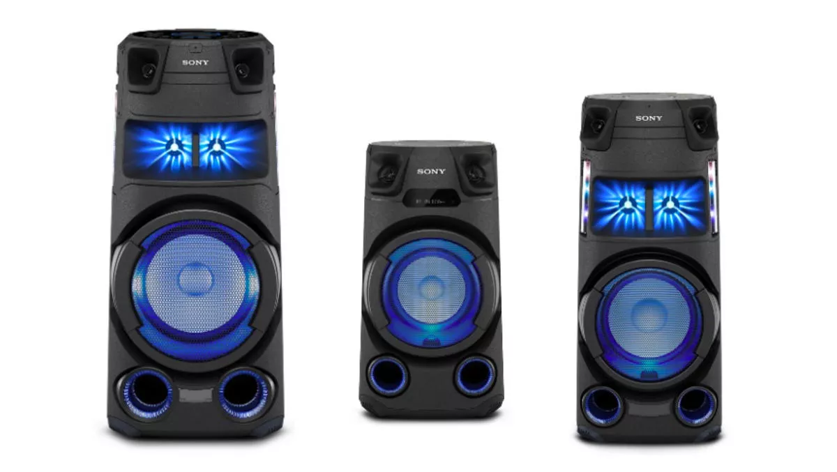 sony speaker system blue