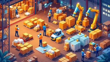 Malaysian logistics warehouse automation ai robotics tablet workers tech