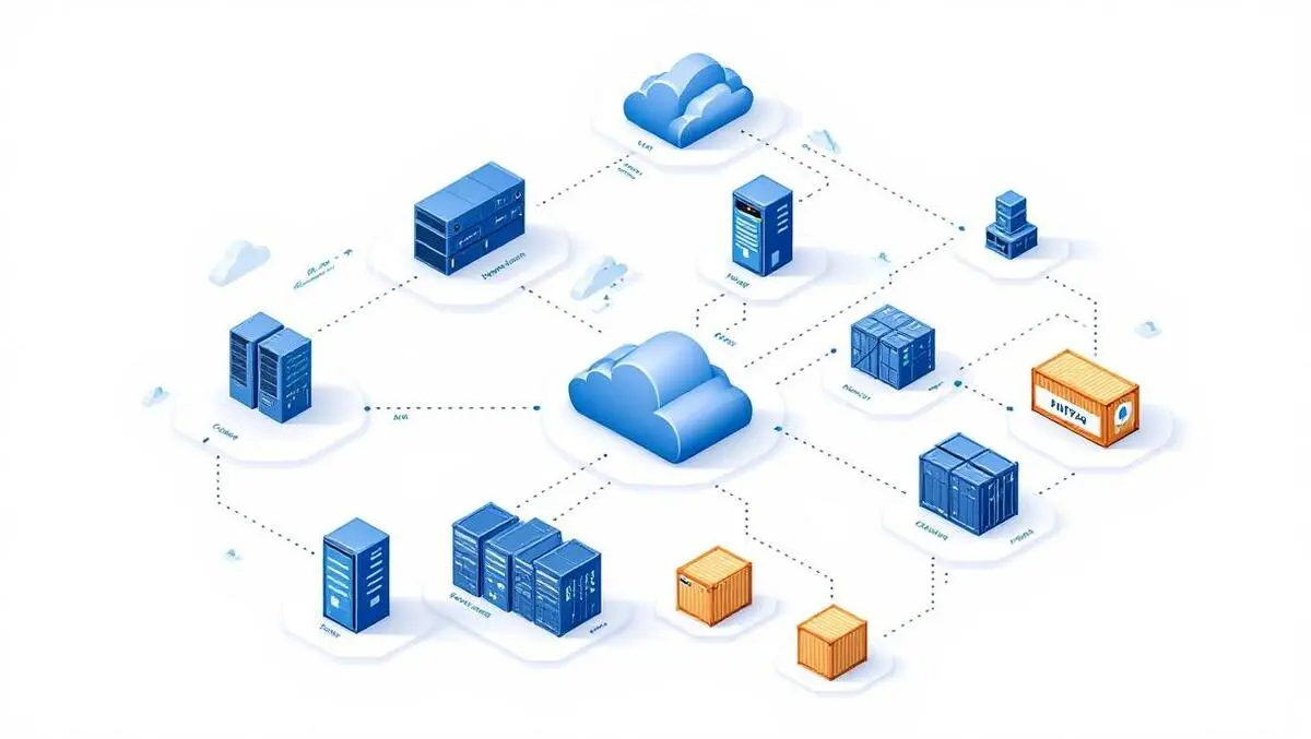 Interconnected cloud servers data centers containers seamless network cloud infrastructure