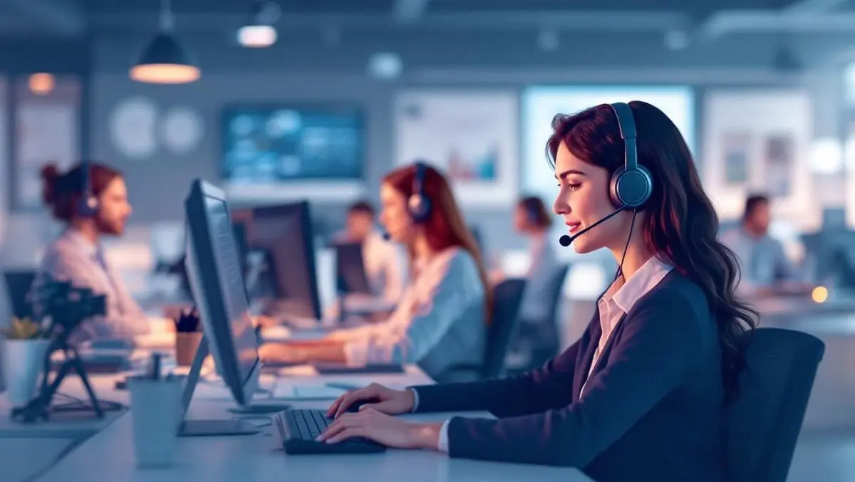 Modern new zealand office customer service headsets technology support