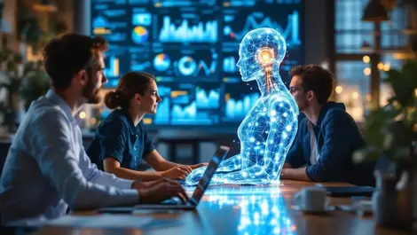 Anz office ai agent hologram transforming sales collaboration