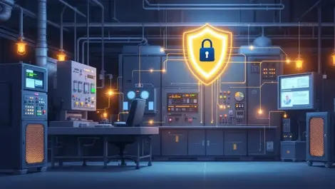 Secure industrial control room remote access monitoring shield