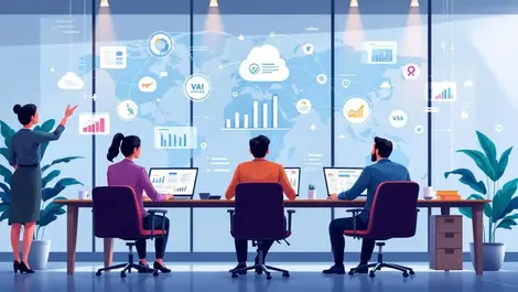 Finance team global tax compliance review secure cloud dashboards automated workflows vat risk world map